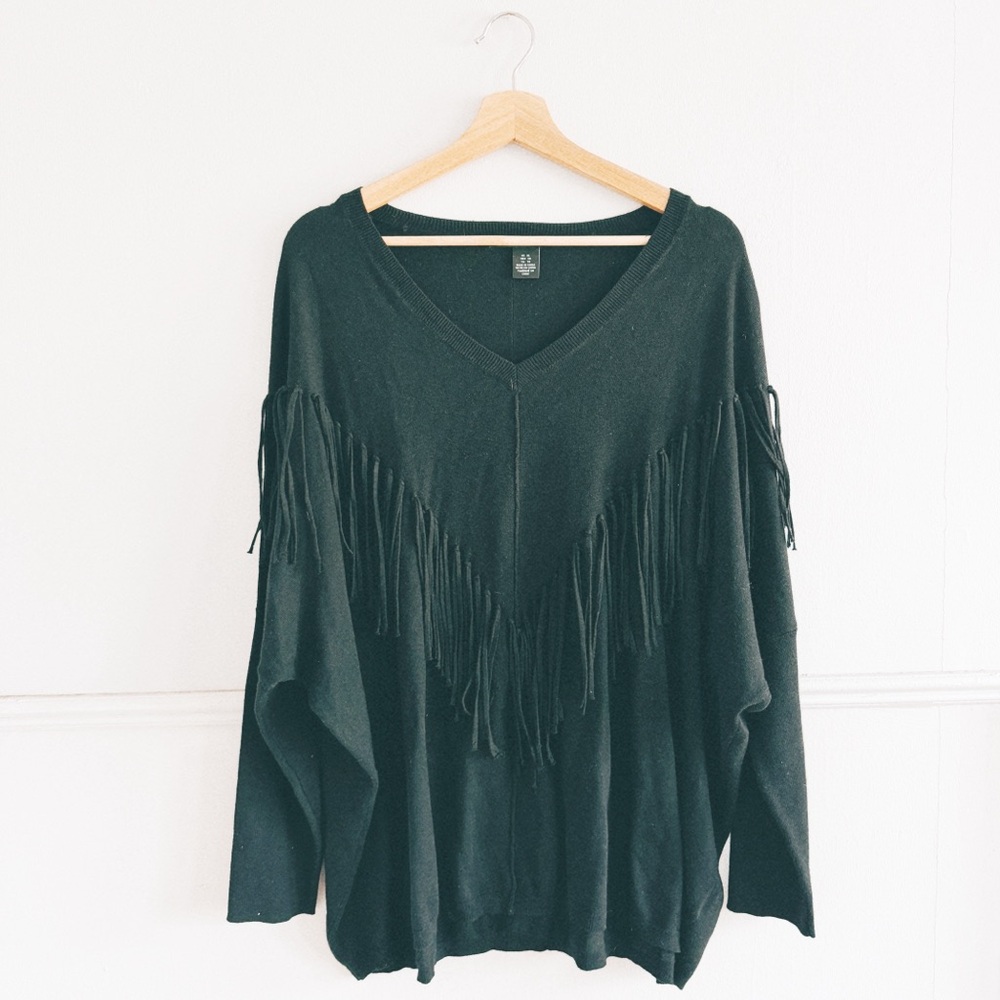 DKNY > Fringe Sweater